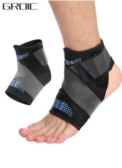 GROIC Left -footed And Right Ankle Support Adjustable Ankle Brace Sprained Ankle Stabilizing Ligament Support Support For Bottom Fasciitis Exercise Protective Supplies  - Image 1