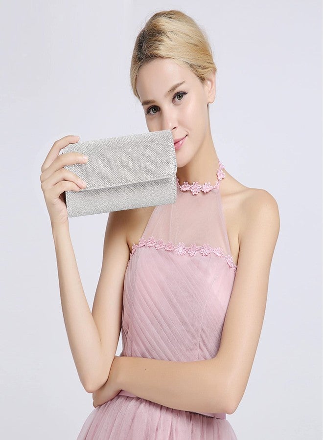 lovyoCoCo Evening Bag Clutch Purses for Women, Ladies Sparkling Party Handbag Wedding Bag - Image 2