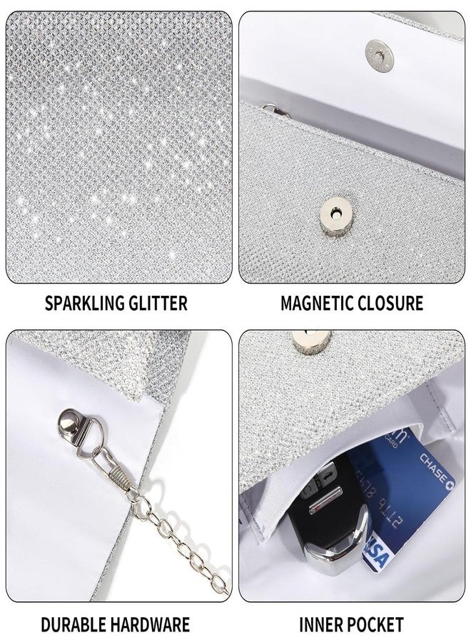 lovyoCoCo Evening Bag Clutch Purses for Women, Ladies Sparkling Party Handbag Wedding Bag - Image 4