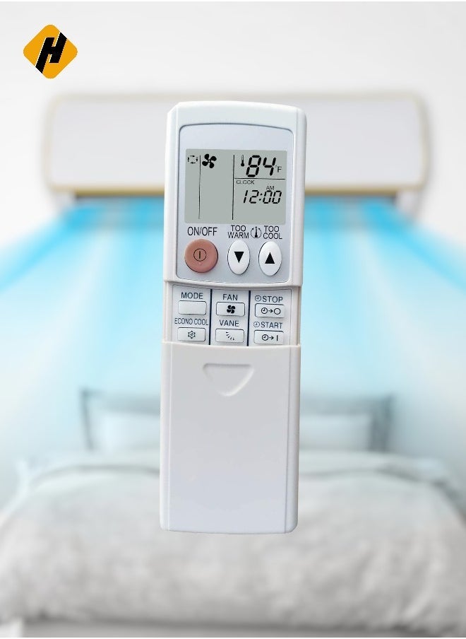 HuHa Replacement for Mitsubishi Electric Mr Slim Air Conditioner Remote Control for MSZ-GL06NA MSZ-GL09NA MSZ-GL12NA MSZ-GL15NA 
