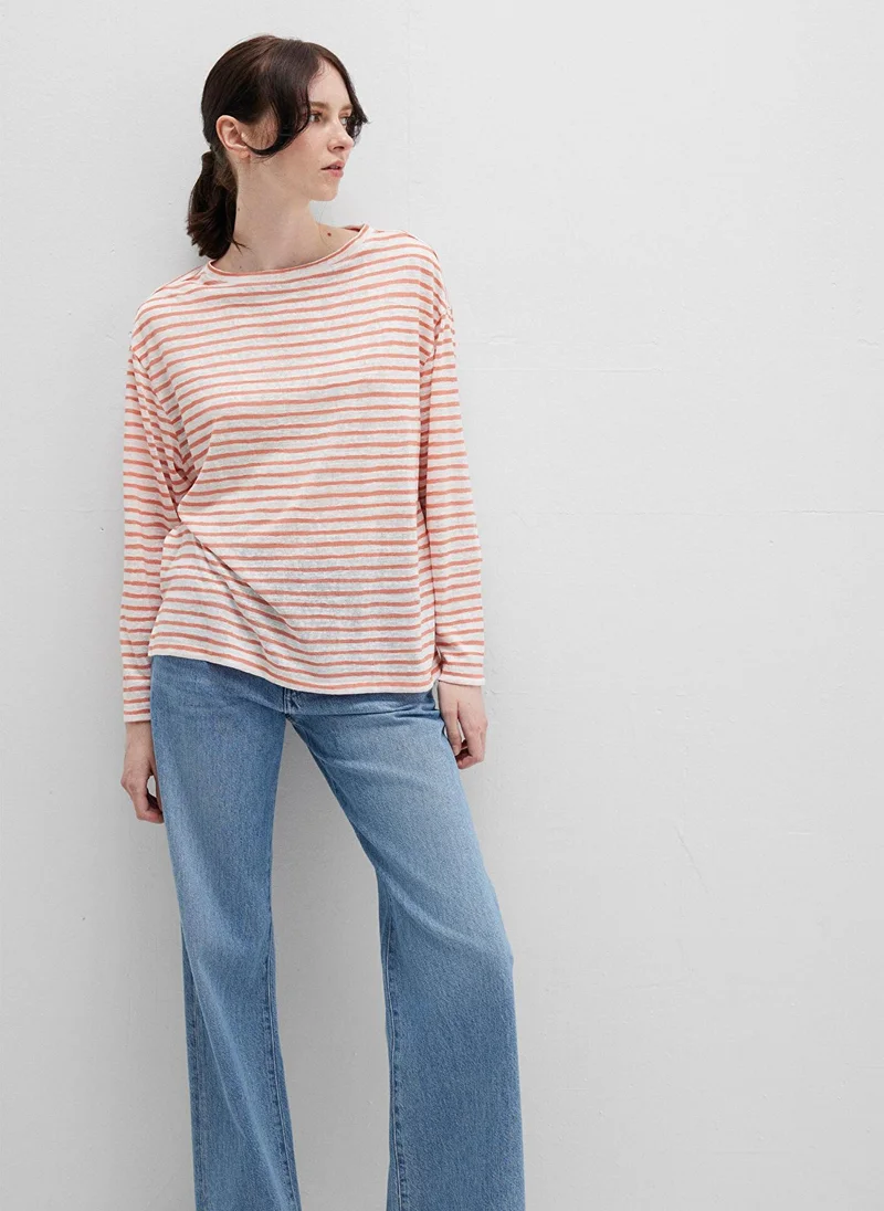 Mavi Striped Crew Neck T-Shirt