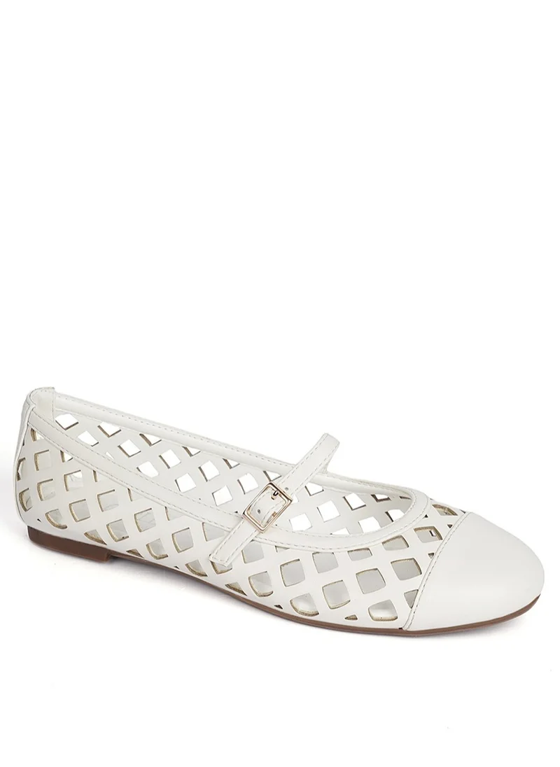 Cuple Ladies Slip-on Bellerina caged Shoes