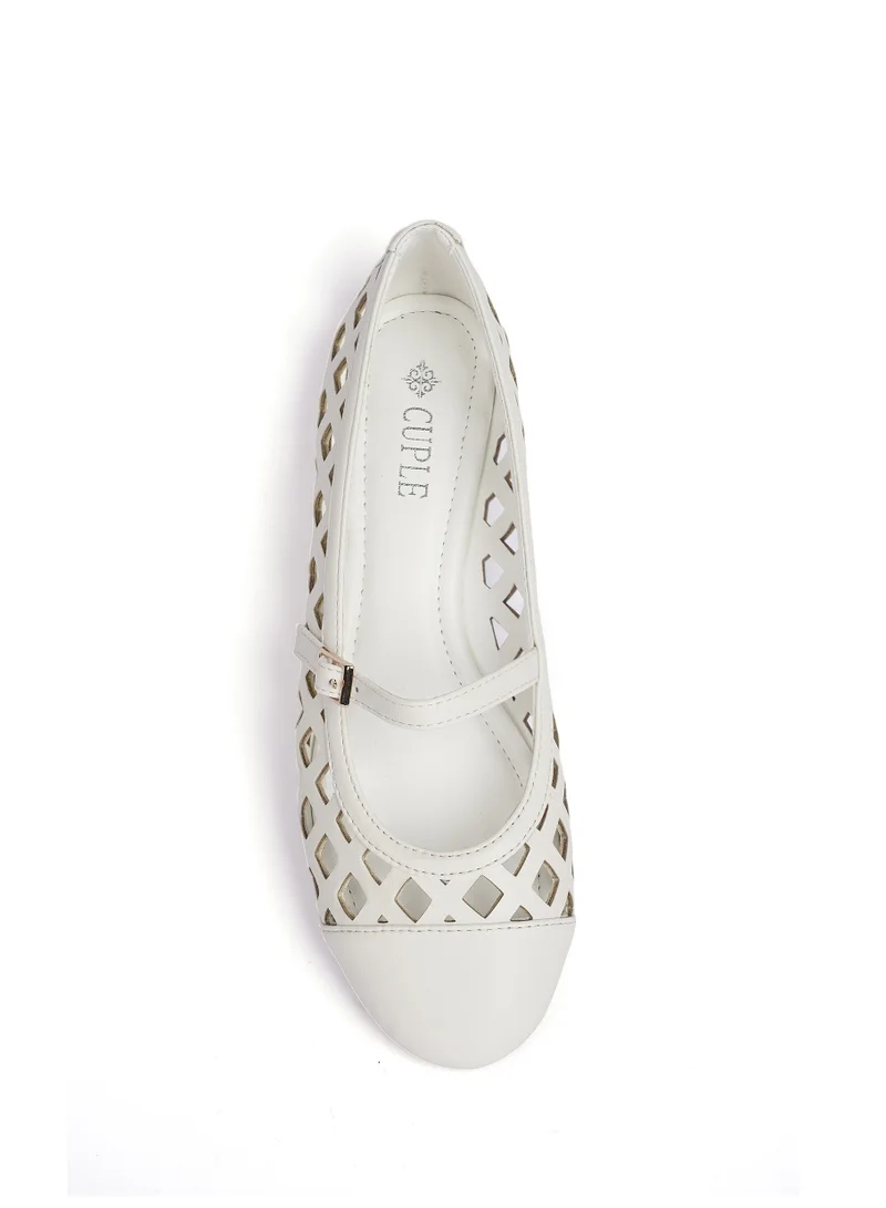 Cuple Ladies Slip-on Bellerina caged Shoes
