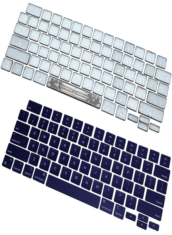 هاوسن أغطية مفاتيح بديلة من HAWSON US A2681 A2941 A3113 A3114 لأجهزة MacBook Air M2 M3 Retina 13 بوصة A2681 A3113، و15 بوصة A2941 A3114 (أزرق داكن) - Image 1
