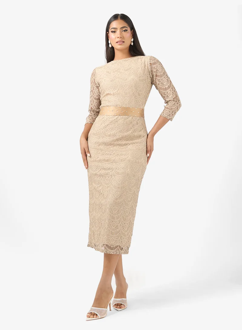 Lace Sheath Dress