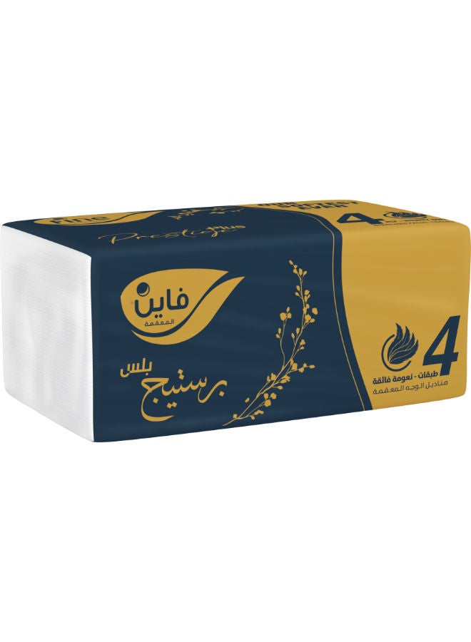 فاين مناديل بريستيج بلس للوجه، ٥٠٠ منديل × ٤ طبقات - Image 2