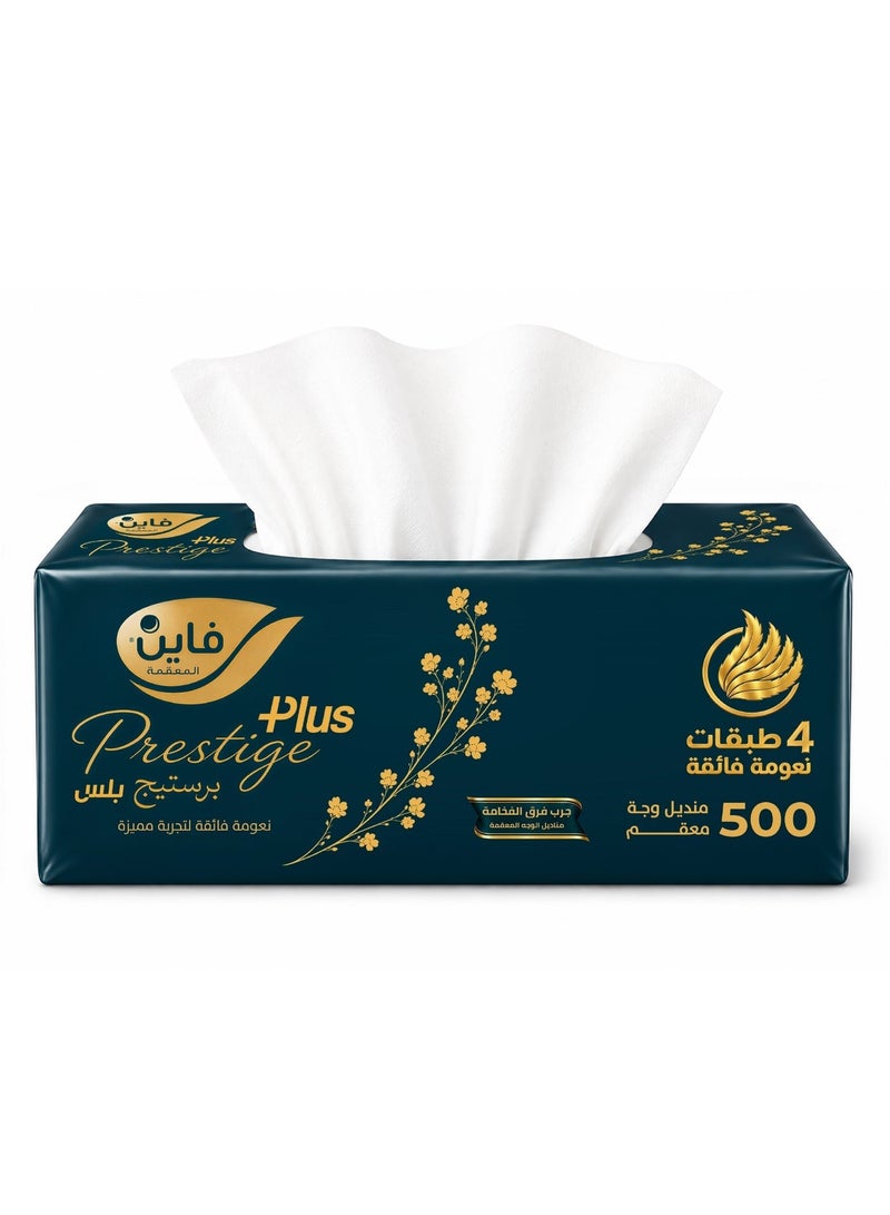Prestige Plus Facial Tissues 500 Sheets x 4 Ply