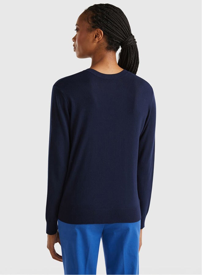 Benetton V-neck sweater  - Image 2