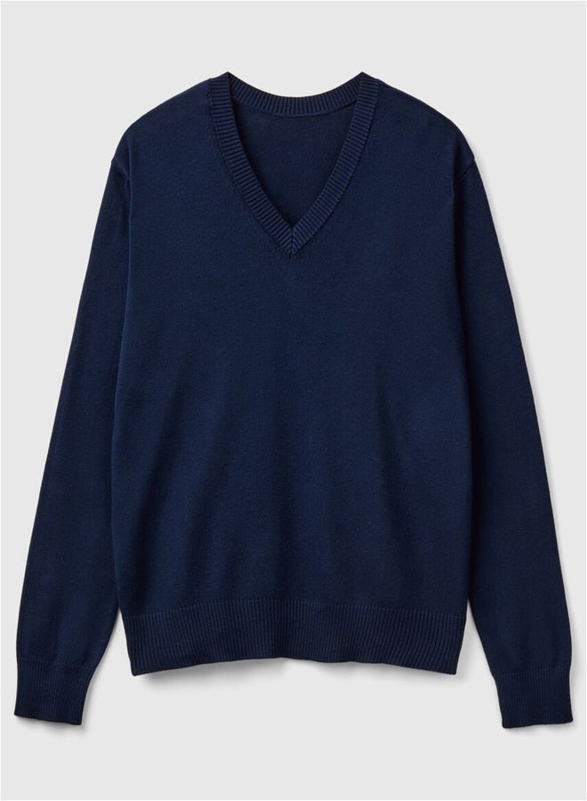 Benetton V-neck sweater  - Image 3