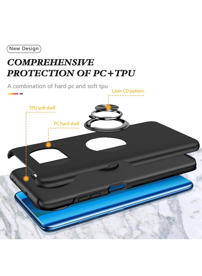 erorex Case For Xiaomi Poco X3 / X3 NFC PC + TPU Shockproof Magnetic Phone Case with Invisible Ring Holder - Image 4