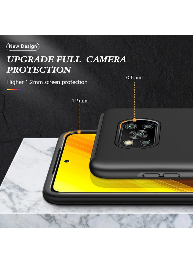 erorex Case For Xiaomi Poco X3 / X3 NFC PC + TPU Shockproof Magnetic Phone Case with Invisible Ring Holder - Image 5