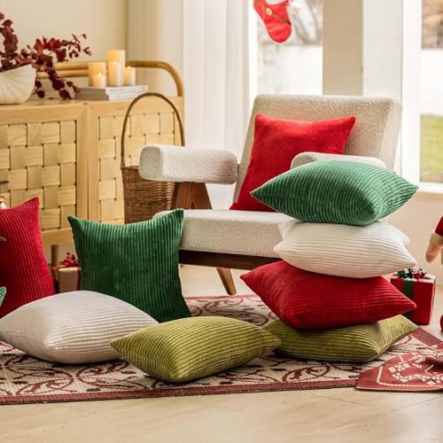Guffaw Corduroy Rectangular Cushion Covers, Size 12x18, Pack of 2, Multiple Colors (2, Mustard) - Image 3