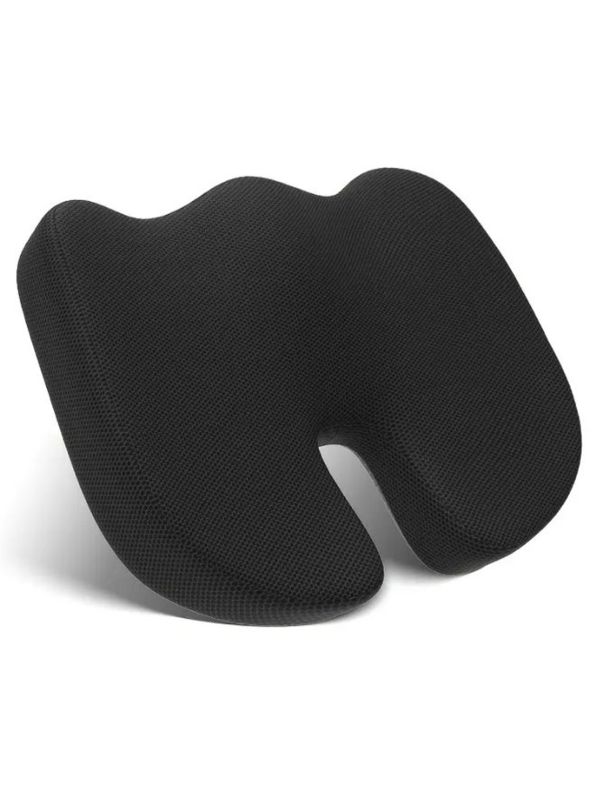 Allure Sphere Ergonomic Seat Cushion for Office Chair, Car & Home – Memory Foam with Orthopedic Support, Non-Slip Base & Washable Cover – Relieves Back, Hip & Tailbone Pressure – Portable Comfort Pad - Image 1