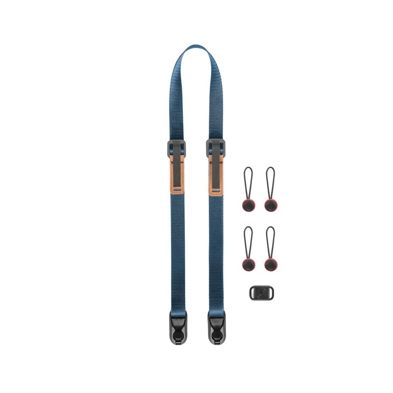Peak Design Leash Camera Strap, Blue, Configurable as a Sling, Neck, Shoulder Strap or Safety Tether, Adjustable, Compact, Quick Release, Camera Straps for Photographers, 200 lb Capacity - Image 2