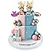 Zafena 34 PCS Gender Reveal Cake Topper Bear Balls Cake Decorations with He or She Cake Topper for Boys and Girls Gender Reveal Baby Shower Birthday Party Supplies - Image 3