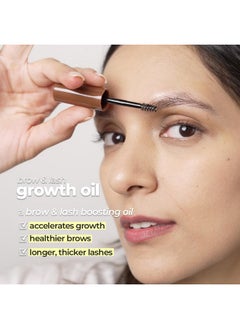 Ruby's Organics Eyelash & Eyebrow Growth Oil For Overnight Use, Organic & Natural, Infused With Rosemary, Bhringraj & Castor Oil, Nourishes & Promotes Hair Growth, Repairs Hair Follicles, Cruelty-Free, 6Ml  - Image 5