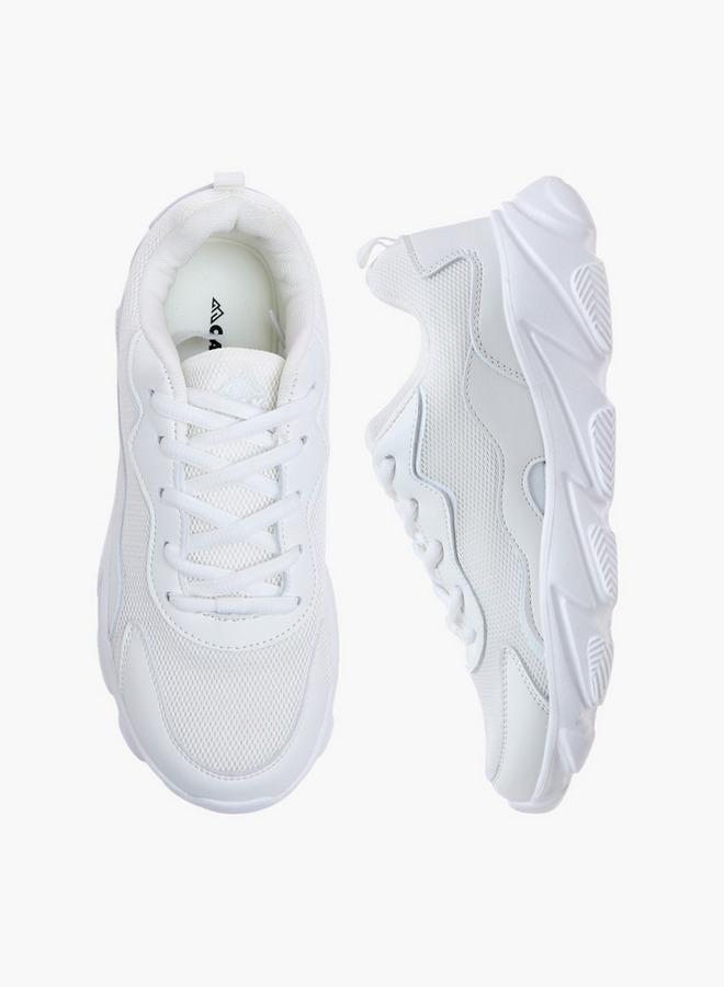 Oaklan by Shoexpress Panelled Lace-Up Sports Shoes - Image 2