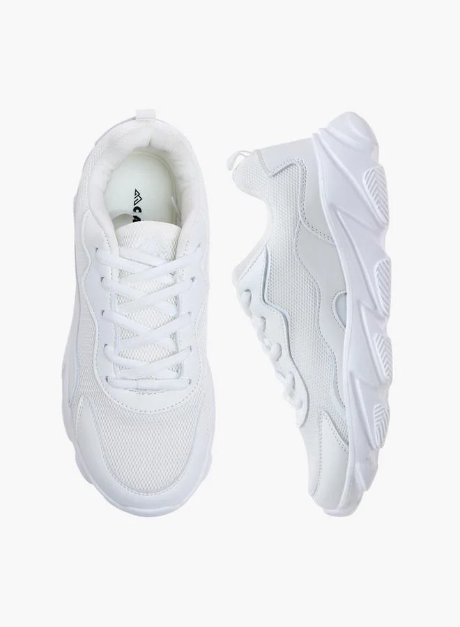 Oaklan by Shoexpress  Panelled Lace-Up Sports Shoes for Women | Best Price UAE