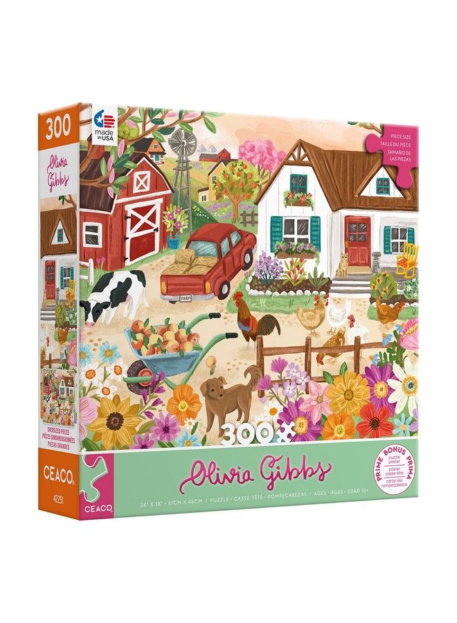 Ceaco Olivia Gibbs Farm Life 300 Piece Jigsaw Puzzle - Image 4