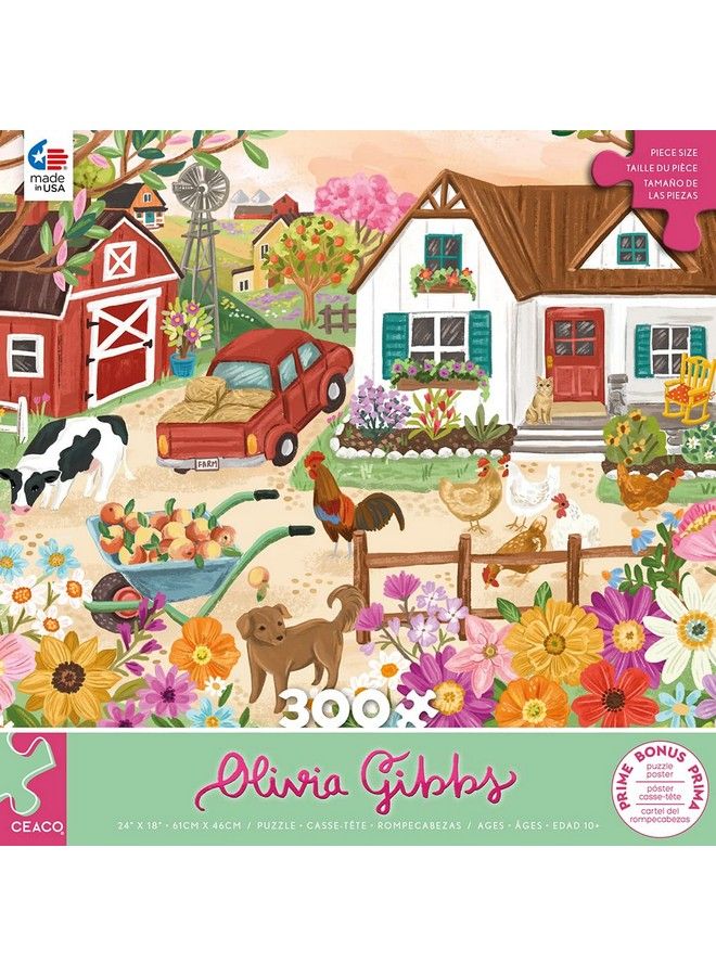Ceaco Olivia Gibbs Farm Life 300 Piece Jigsaw Puzzle - Image 3