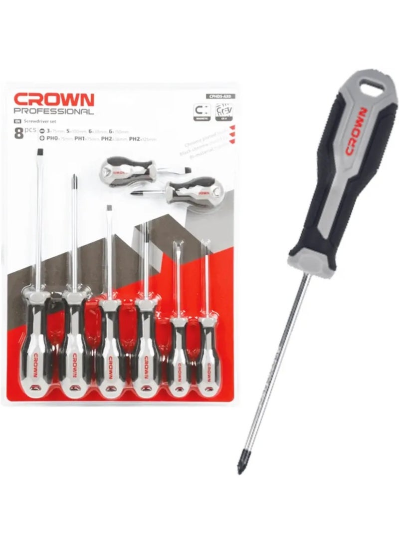 Crown 8-Piece screwdriver set - Image 1