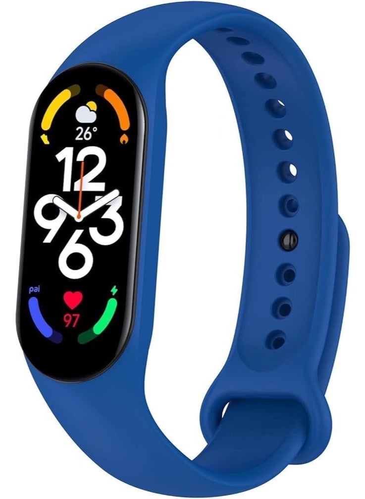 Strap for Xiaomi Mi Band 7, Flexible Silicone Replacement Watch Adjustable Smart Watch Strap., Xiaomi Haylou RT LS05S - Image 1