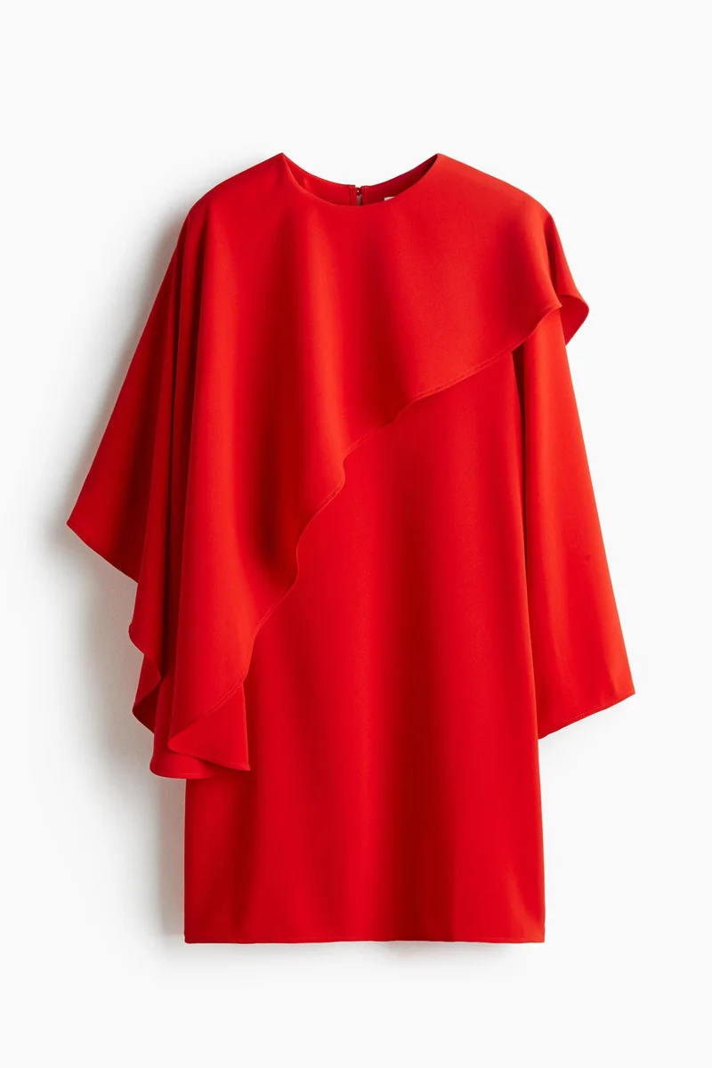 H&M Cape-detail dress