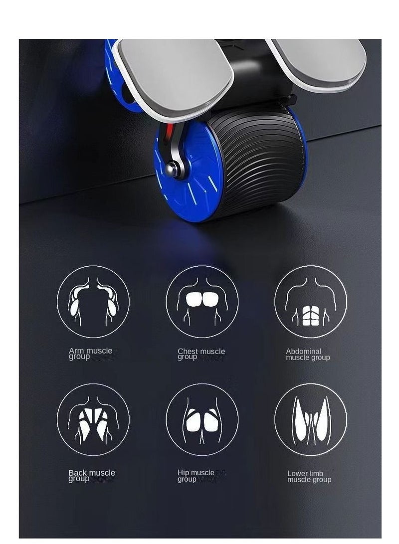 Y&D Automatic Rebound Abdominal Roller Tool with Elbow Support and Digital Meter Core Strength Training - Image 5