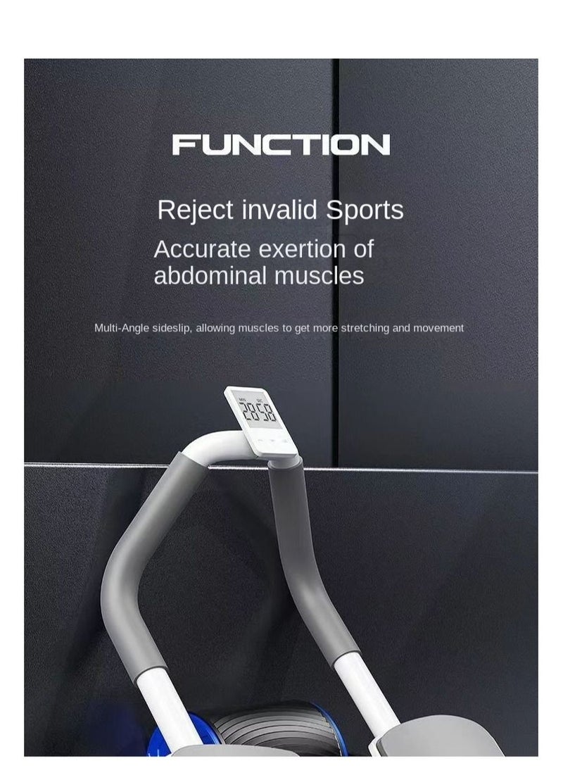 Y&D Automatic Rebound Abdominal Roller Tool with Elbow Support and Digital Meter Core Strength Training - Image 2