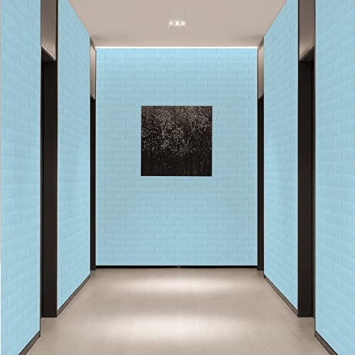Barebeauty Wall Stickers Wallpaper PE Foam Brick Design DIY Decal (70 x 77 cm) 3D Frames PVC DIY Self Adhesive (Pack of 05) - Image 5