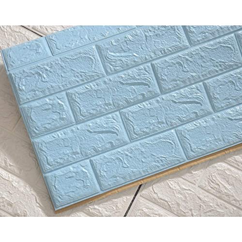 Barebeauty Wall Stickers Wallpaper PE Foam Brick Design DIY Decal (70 x 77 cm) 3D Frames PVC DIY Self Adhesive (Pack of 05) - Image 2