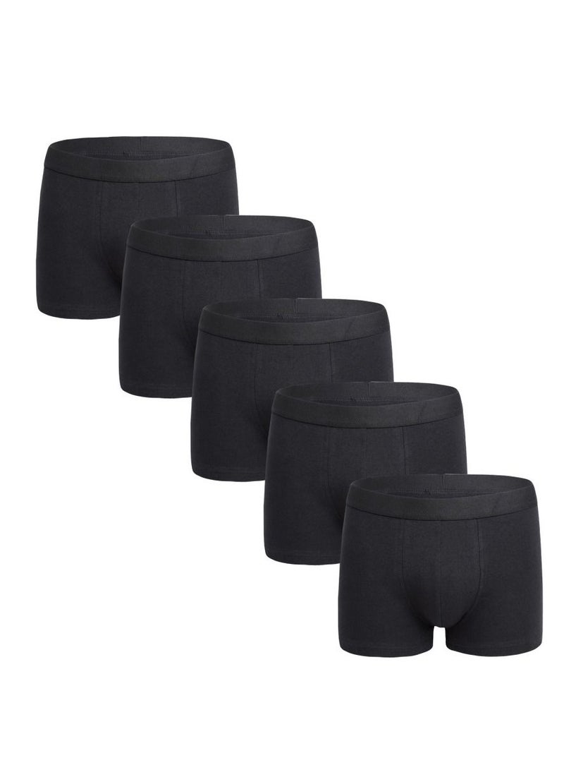 Loquat 5PCS Men Breathable Underwear Brief Boxers Sets 