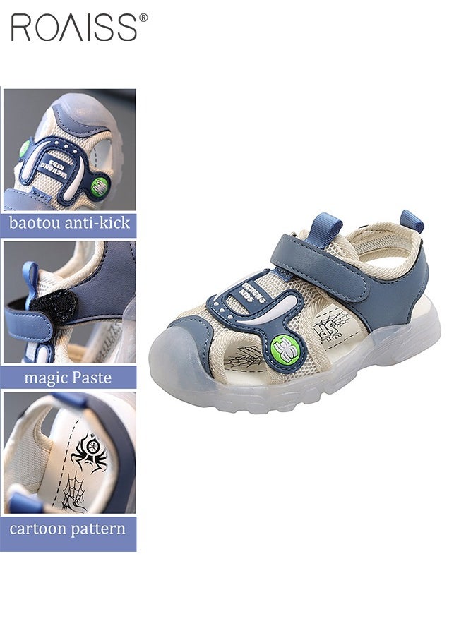 roaiss - Boys' Summer Casual Open Toe Soft Outdoor Beach Sandal Breathable Sports Water Shoe for Little Child - Image 1