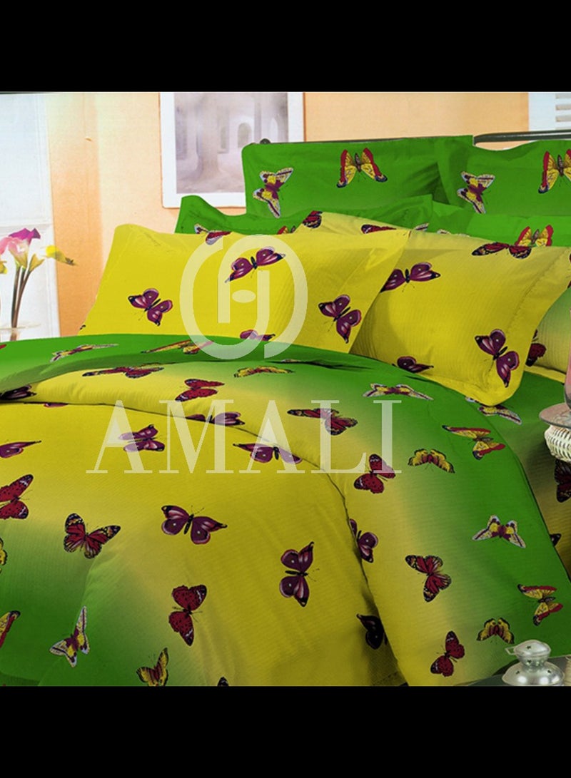 Amali  Amali Duvet Complete Bed Set including 1xDuvet Cover 160cm x 220cm 1xFitted Sheet 120 x 200 + 35cm with 2xPillow Covers 50 x 75cm  - Image 1