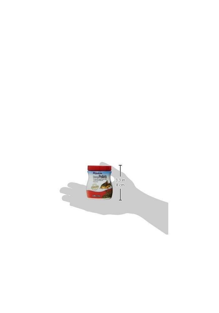 Aqueon Shrimp Pellets Sinking Food for Tropical Fish, Goldfish, Loaches, Catfish and Other Bottom Feeding Fish, 3.25 oz - Image 3