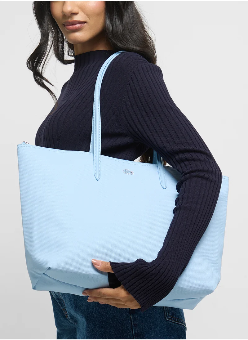LACOSTE Essentials Top Handle Zip Over Tote
