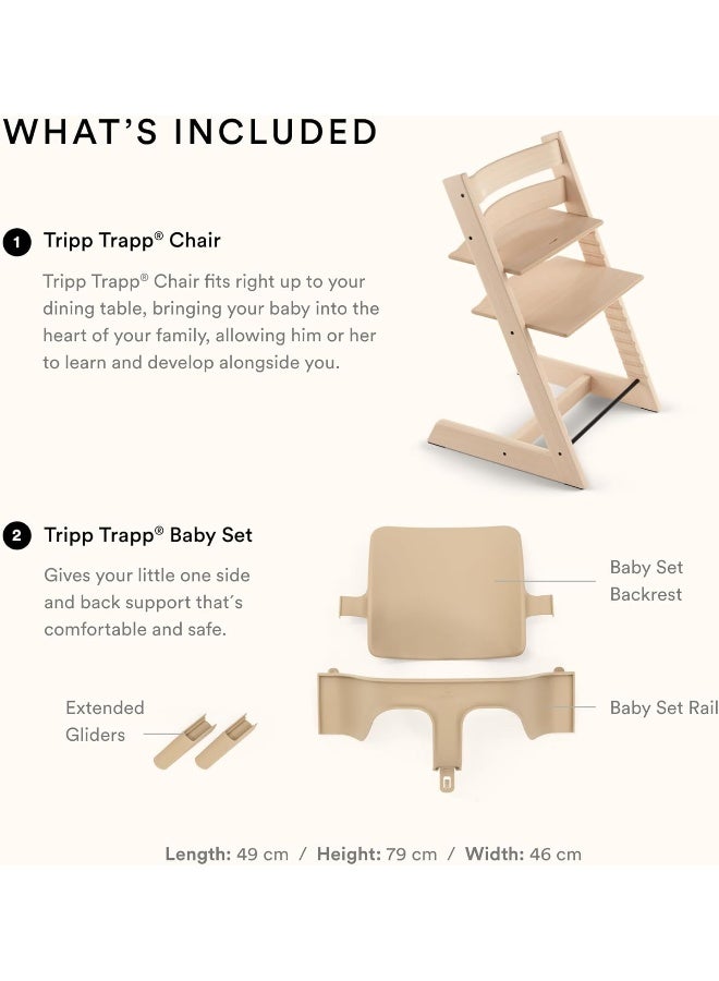Stokke Tripp Trapp Baby High Chair with Baby Set - Image 4