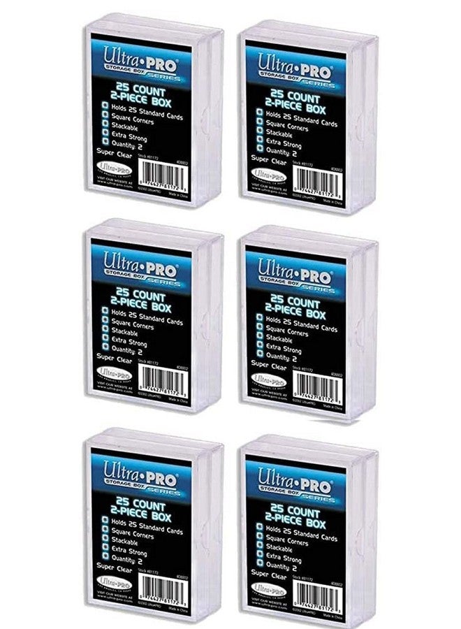 Ultra Pro 25 Count 2-Piece Plastic Box 12 Pack - Image 1