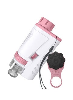 نيبمينينت Microscope for Children Portable Kids 60-160x LED Lighted Pocket Toy Handheld With Phone Holder (Batteries Not Included)  - Image 1