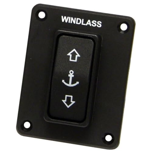 Lewmar Guarded Rocker Switch for Controlling Up/Down Function of Boat Anchor Windlasses, 12/24-Volt DC, 5-Amp - 2020201443 - Image 3