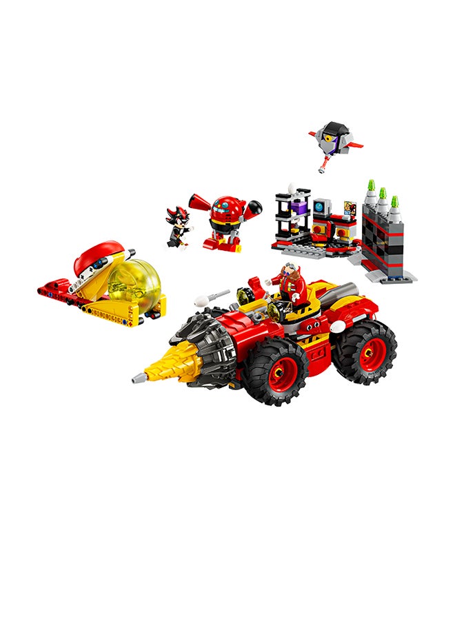 LEGO Sonic The Hedgehog Super Sonic Vs. Egg Drillster, Video Game Toy Gift For Kids, Adventure Set With Shadow And Dr. Eggman For Boys And Girls Aged 8 And Over 76999 (590 Pieces)  - Image 4
