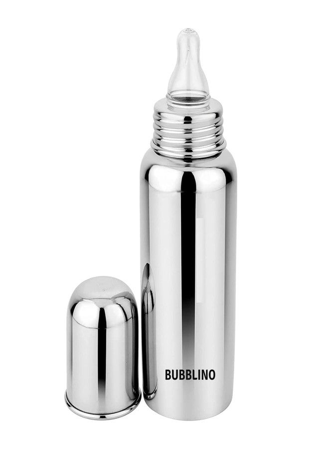 Bubblino SportSteel Sports Steel Bottle with Leak-Proof Straw Lid | Stainless Steel Kids Bottle for School, Travel & Outdoor Use | Easy Sip Design for Daily Hydration - Image 1
