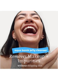belif belif Aqua Bomb Hydrating Jelly Cleanser, Gentle Hydrating Face Wash, Mild Facial Cleanser,Good for Dryness, Uneven Texture, Gel-to-Foam Cleanser,For All Skin Types, Korean Skin Care  - Image 2