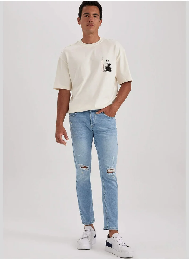 ديفاكتو Man Skinny Fit Denim Trousers