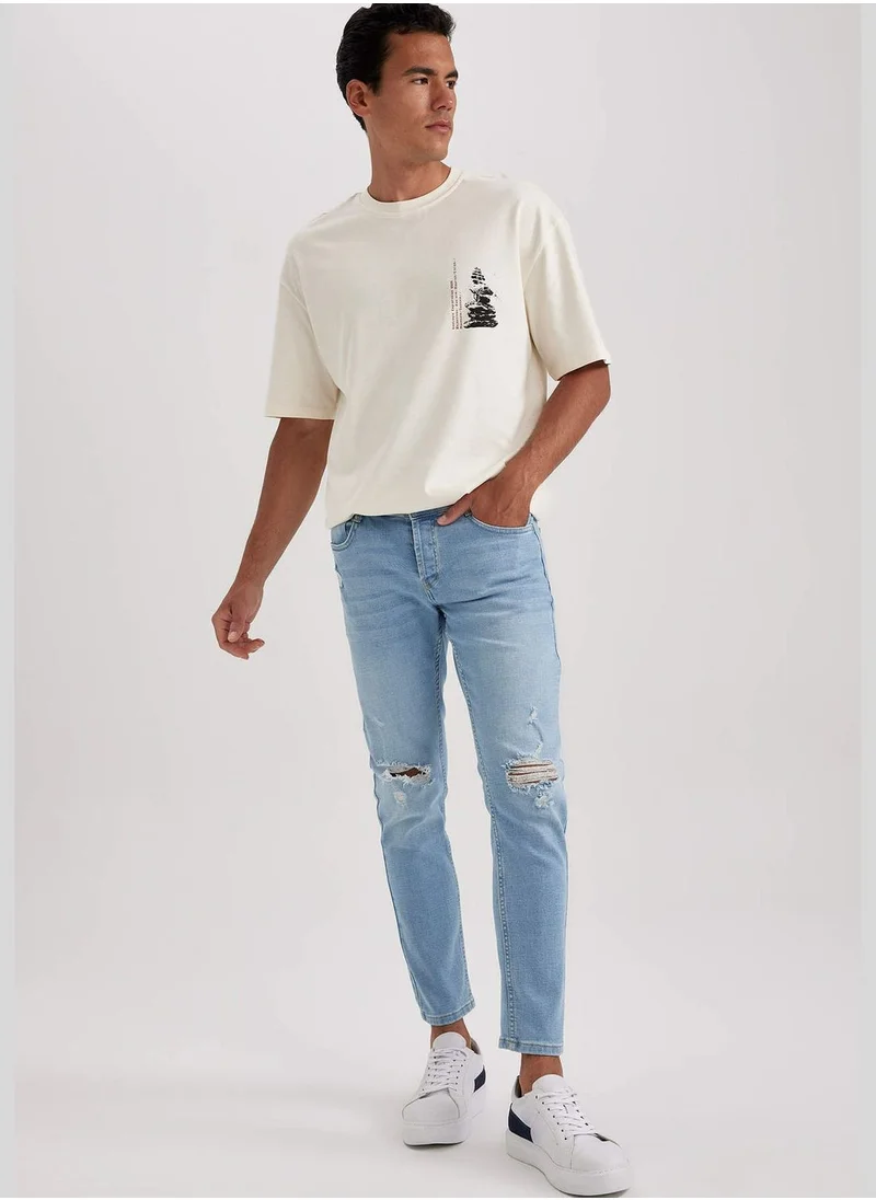 ديفاكتو Man Skinny Fit Denim Trousers