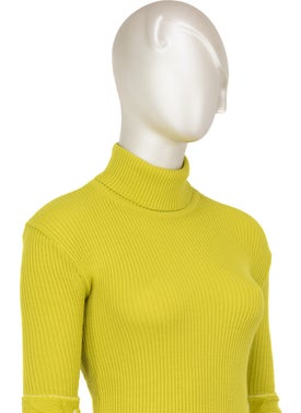 Oppland Women's Winter Stylish Beaded Full Turtleneck Long Sleeve Fitted Lycra Knitted Knitwear Bodysuit Sweater  - Image 4