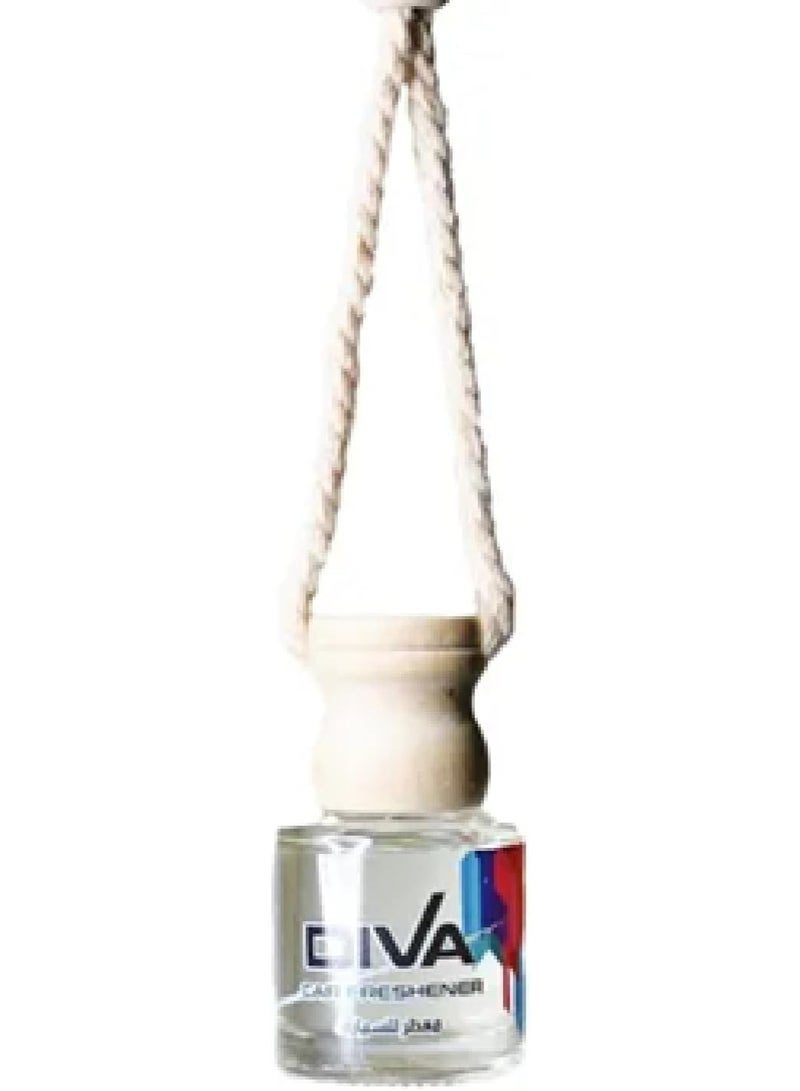 Diva Car Freshener Orient Scent | 8ml | Long-Lasting Exotic Choco-Musk-Attar Fragrance | Compact & Stylish Hanging Car Air Freshener (FRESH SPICY)