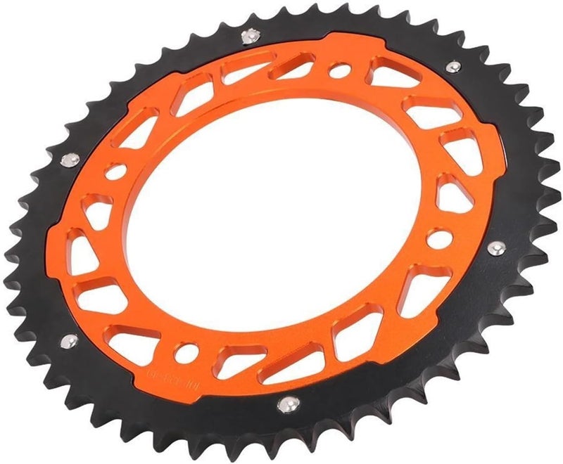 QASULER 49T Rear Chain Sprocket for Motorcycles - Image 1