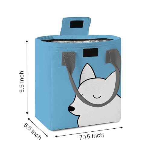 The Purple Tree Insulated Lunch Bags for Women and Kids (Pack of 1, Sky Blue) Portable Lunch Bags, Lunch Bugs with Thermal insualtion, hot and Cold Lunch Bags, Tiffin Bags - Image 4