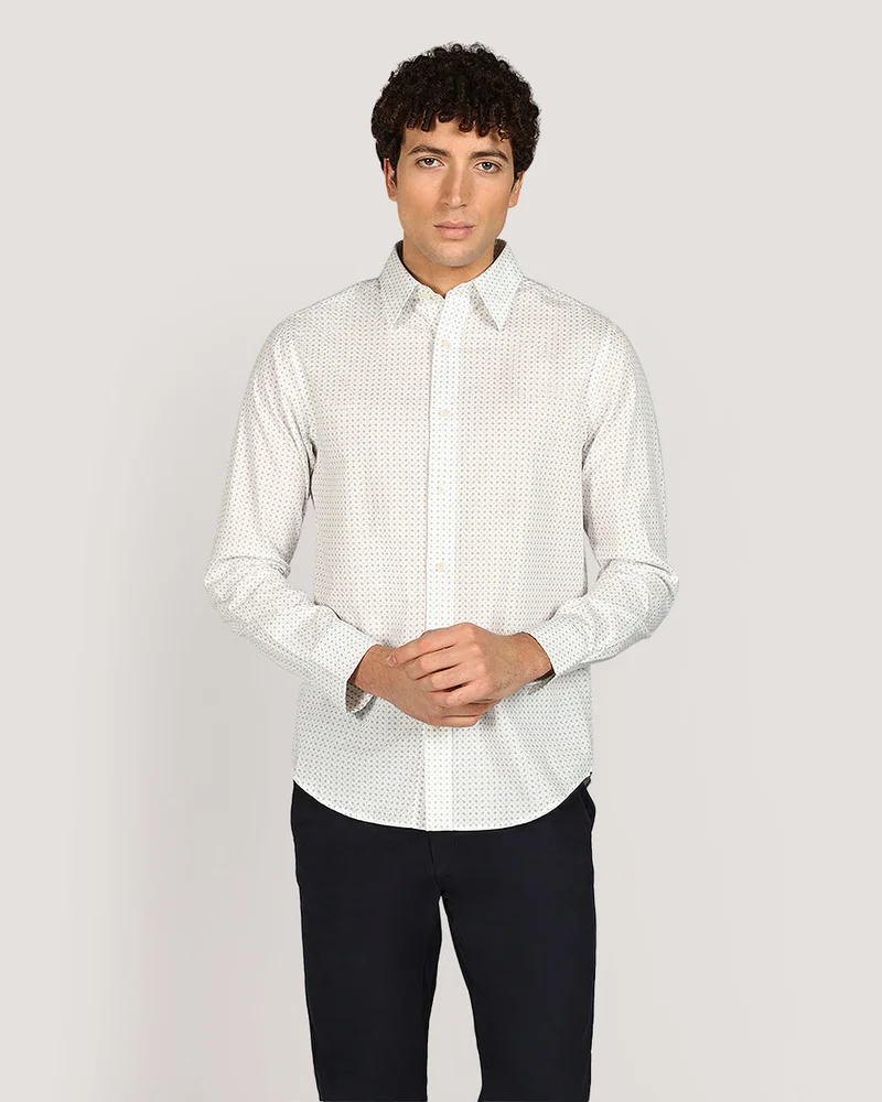 GANT Regular Micro Prt Shirt